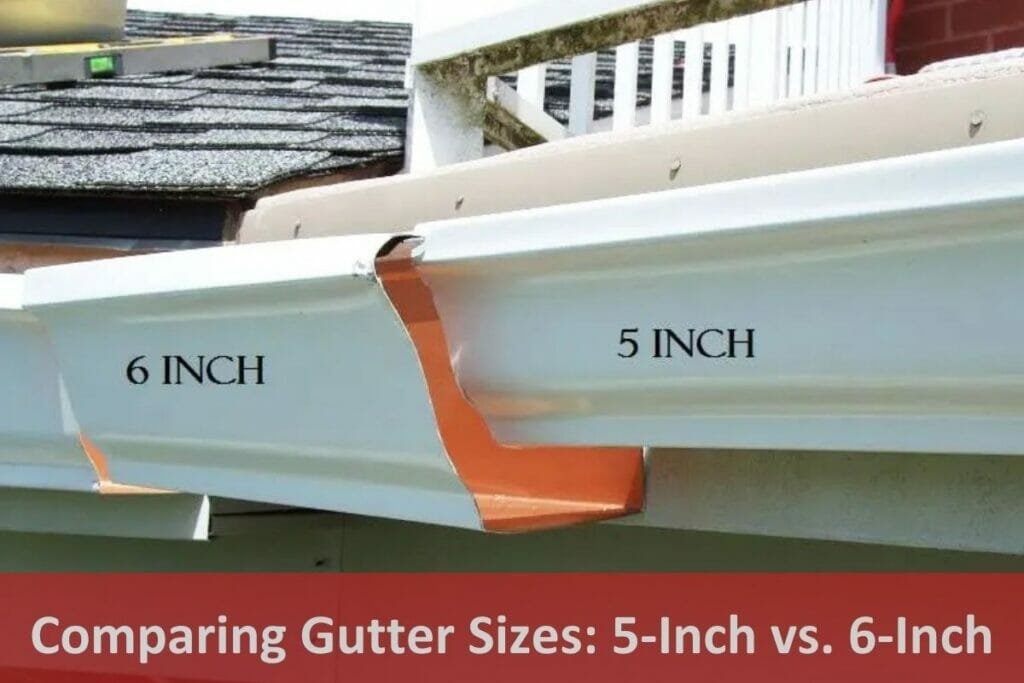 Gutter Installation South Shore comparison 5-inch vs 6-inch